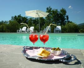 Casa con giardino e piscina