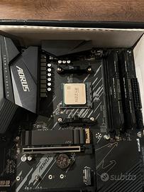 Scheda madre b550 + cpu ryzen 2600x + ram ddr4 32g