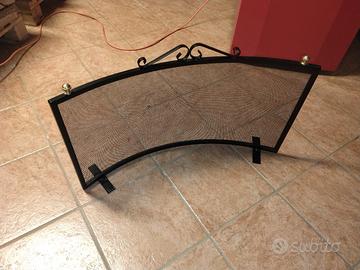 Parascintille curvo per caminetto