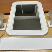 Specchio e luci Dora - Carrara e Matta