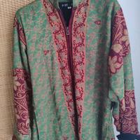  Giacca indiana in seta, interno in pail  