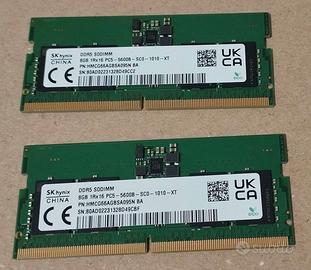 RAM SK-Hynix DDR5 SODIMM 2x8GB 5600Mhz (16GB)