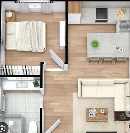 Bilocale Bosisio Parini con terrazza e posto auto