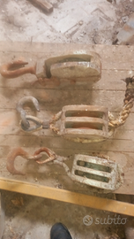 Carrucole nautiche d'epoca