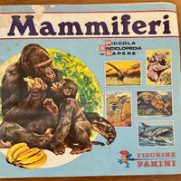 Album figurine stickers Mammiferi Panini