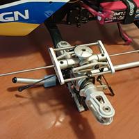 testa flybar elicottero 