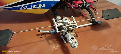 testa flybar elicottero 