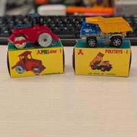 Politoys-j Polistil J23 e J21 1/55 Camion e Rullo