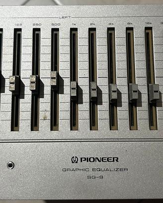 Equalizzatore Grafico Vintage Pioneer SG-9 Japan
