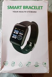 SMART BRACCIALETTO PRESSIONE PASSI ECC... NUOVO 