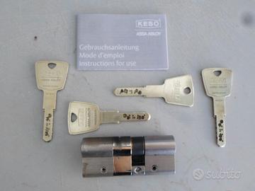 CILINDRO 7,5 CM KESO ASSA ABLOY BLOCCATO PARZIALME