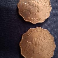 monete hong kong 2 dollars elizabeth