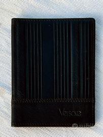 Portacarte Gianni Versace in pelle nera