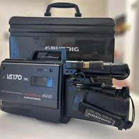 TELECAMERA GRUNDIG VS170 + VALIGETTA E ACCESSORI