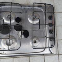  piano cottura in acciaio