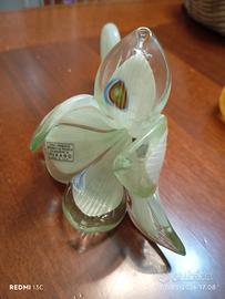 fiore in vetro di Murano