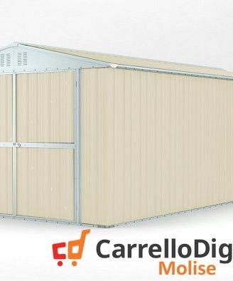 Box garage auto in Acciaio 327x611cm 19mq avorio