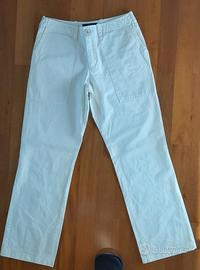 Pantaloni bianchi Massimo Rebecchi