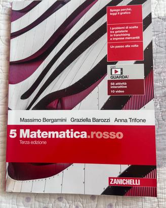 Libro matematica rosso