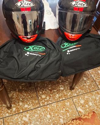 Coppia caschi XLITE 903 Ultra Carbon con Interfono