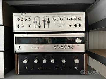 Amplificatori e sintonizzatore sony e sansui