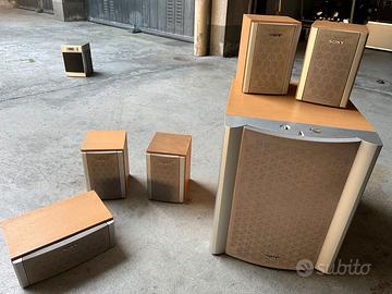 Sistema Cassa Subwoofer Cassa Centrale 4 Satelliti