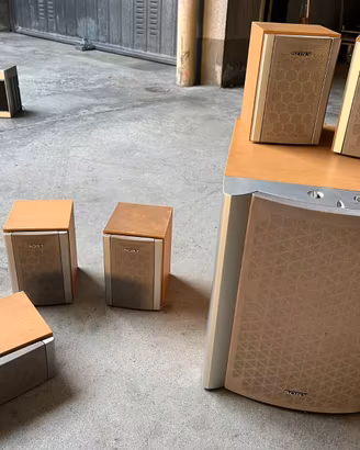 Sistema Cassa Subwoofer Cassa Centrale 4 Satelliti