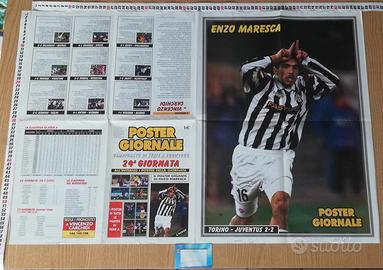 Poster Maresca+immagini partite Serie A 2001/2002