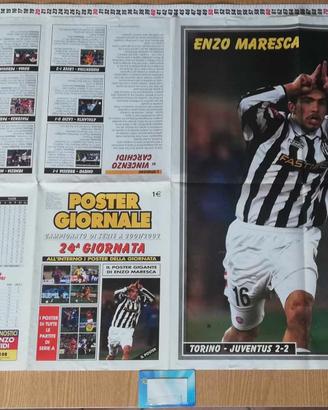 Poster Maresca+immagini partite Serie A 2001/2002