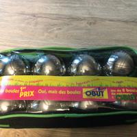 bocce da pétanque in metallo