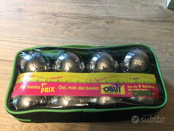 bocce da pétanque in metallo