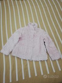 Giacca Pelliccia Sintetica H&M Bambina 7/8 Anni 