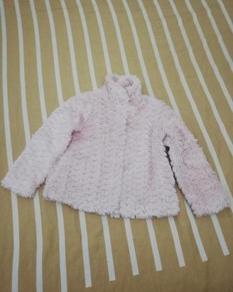 Giacca Pelliccia Sintetica H&M Bambina 7/8 Anni 