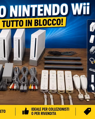 Lotto Nintendo Wii - Console, accessori e altro