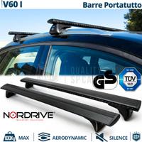 Barre Portatutto per Volvo V60 in Alluminio Nero