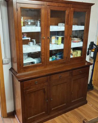 Credenza Vetrina Classica in Legno