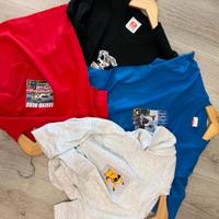 Tshirt magliette e felpe stock liquidazione