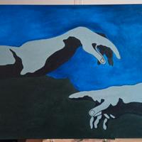 Dipinto "Copia Genesi di Tano Festa"