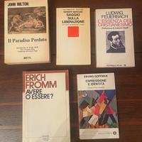 Lotto 5 libri Fromm Goffman Milton Marcuse…