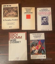Lotto 5 libri Fromm Goffman Milton Marcuse…