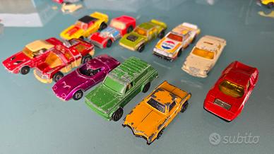 Lotto di 11 Modellini Matchbox, Majorett, Corgi