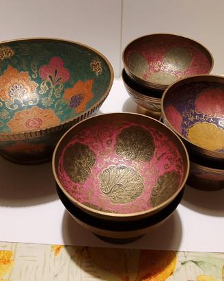 set ciotole vintage 