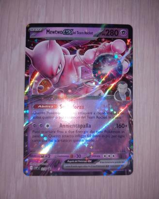 Carte Pokemon Mewtwo Ex Del Team Rocket Svp 216