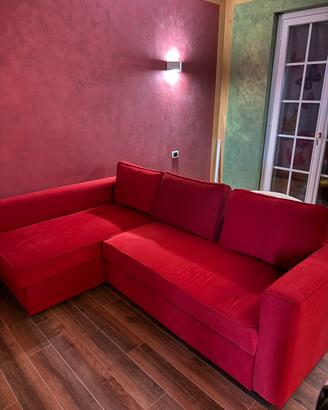 Divano letto a L contenitore