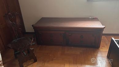 Cassettiera / Mobile Basso in Legno (Stile Rustico