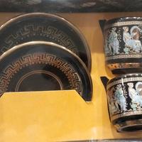 Set 2 Tazzine Caffè Espresso Vintage "Neofitou Ker