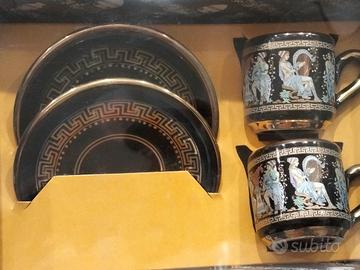 Set 2 Tazzine Caffè Espresso Vintage "Neofitou Ker