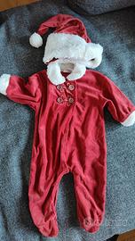 Costume babbo natale per neonati