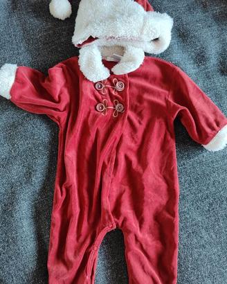 Costume babbo natale per neonati