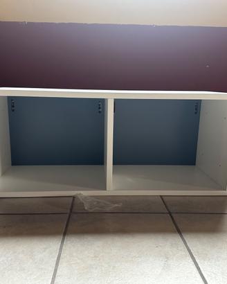 6 Mensole Contenitore NUOVE Bianco/Azzurro